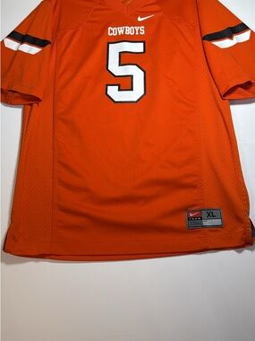 Nike Orange Cowboys #5 Football Jersey XL